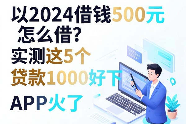 2024借钱500元怎么借?实测这5个贷款1000好下款的APP火了