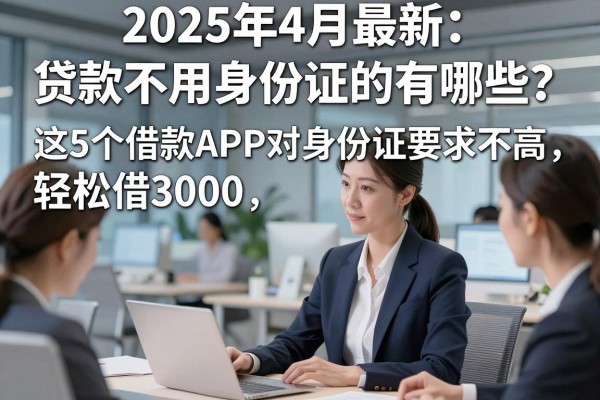 2025年4月最新:贷款不用身份证的有哪些?这5个借款APP对身份证要求不高,轻松借3000!