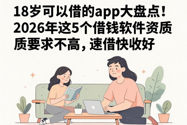 18岁可以借的app大盘点!2026年这5个借钱软件资质要求不高,速借攻略快收好