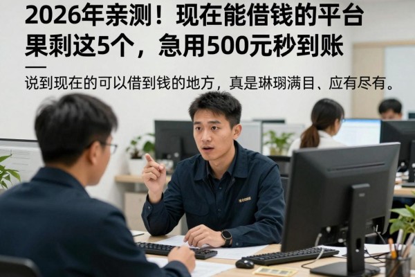 2026年亲测!现在能借钱的平台只剩这5个,急用500元秒到账