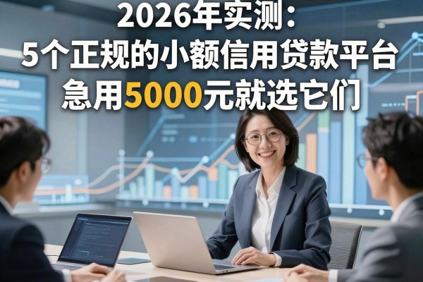 2026年实测：5个正规的小额信用贷款平台，急用5000元就选它们！