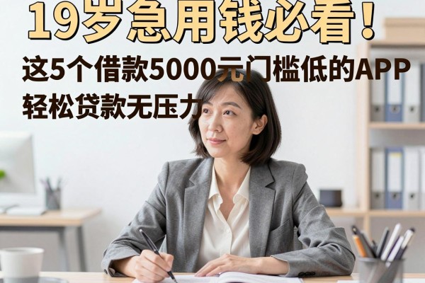19岁急用钱必看！这5个借款5000元门槛低的APP，轻松贷款无压力