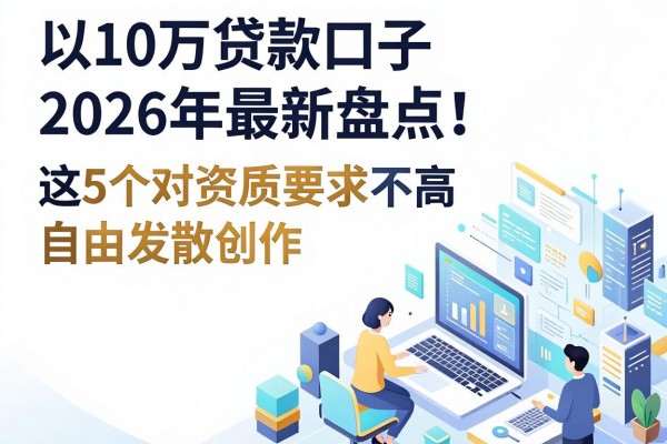 10万左右的贷款口子2026年最新盘点！这5个对资质要求不高的借款渠道必申