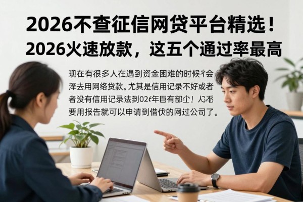 2026不查征信网贷平台精选!2026火速放款,这五个通过率最高
