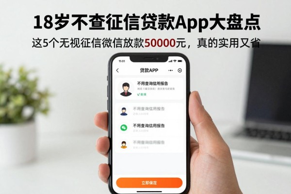 18岁不查征信贷款app大盘点,这5个无视征信微信放款50000元,真的实用又省