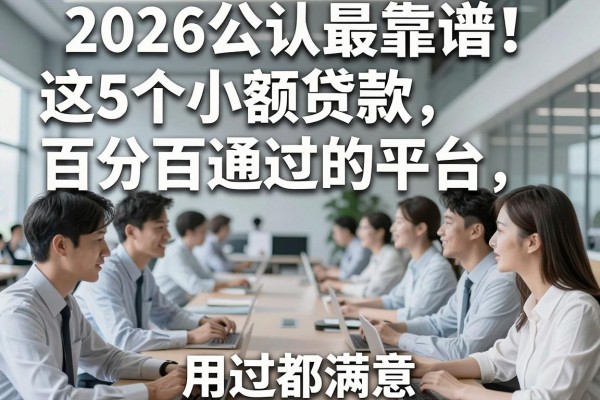 2026公认最靠谱!这5个小额贷款百分百通过的平台,用过都满意
