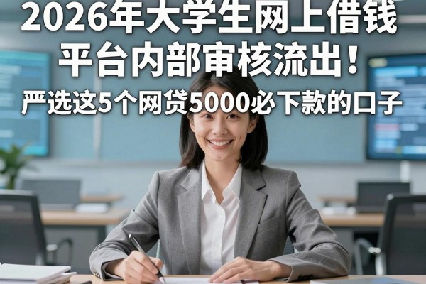 2026年大学生网上借钱平台内部审核流出!严选这5个网贷5000必下款的口子
