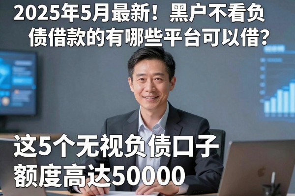 2025年5月最新!黑户不看负债借款的有哪些平台可以借?这5个无视负债口子额度高达50000!