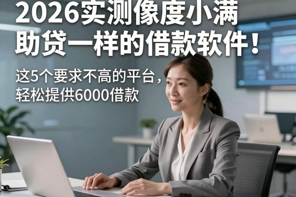 2026实测像度小满助贷一样的借款软件!这5个要求不高的平台,轻松提供6000借款