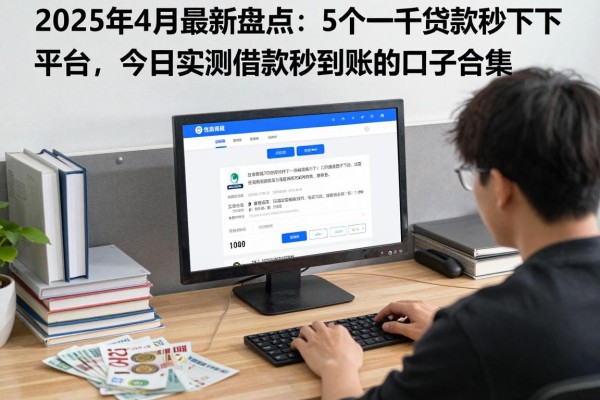 2025年4月最新盘点：5个一千贷款秒下平台，今日实测借款秒到账的口子合集
