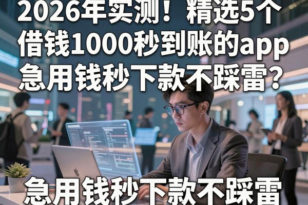 2026年实测！精选5个借钱1000秒到账的app，急用钱秒下款不踩雷