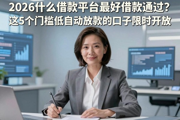 2026什么借款平台最好借款通过？这5个门槛低自动放款的口子限时开放