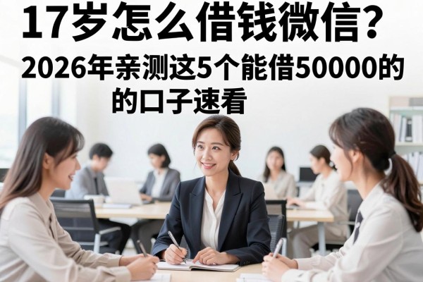 17岁怎么借钱微信?2026年亲测这5个能借50000的口子速看