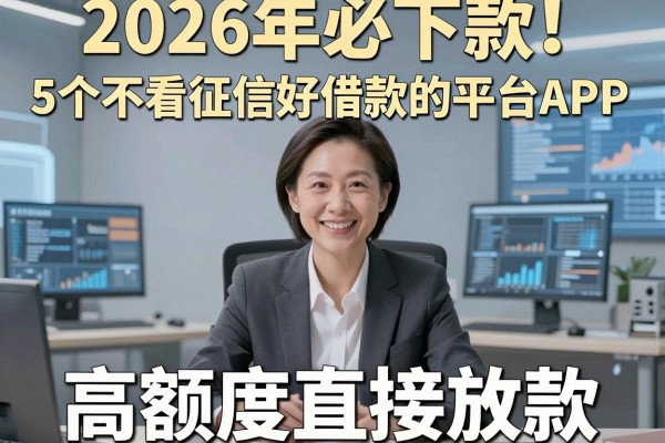 2026年必下款!5个不看征信好借款的平台APP,高额度直接放款
