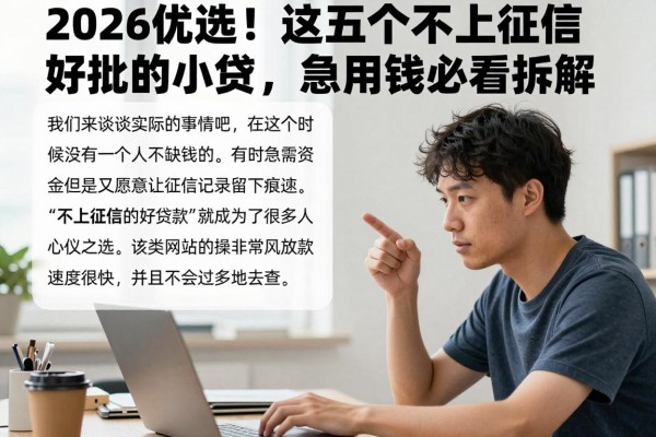 2026优选！这五个不上征信好批的小贷，急用钱必看拆解