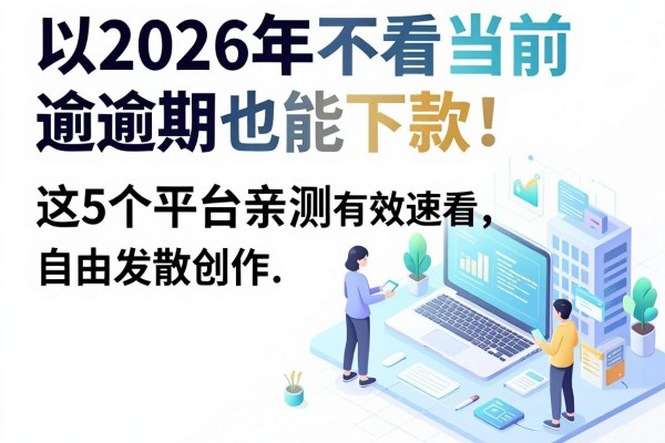 2026年不看当前逾期也能下款!这5个平台亲测有效速看
