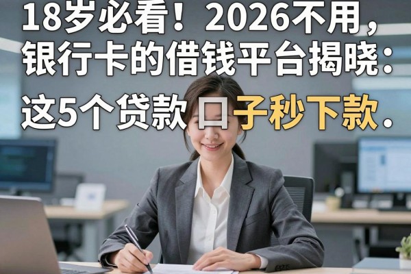 18岁必看!2026不用银行卡的借钱平台揭晓,这5个贷款口子秒下款