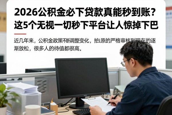 2026公积金必下贷款真能秒到账?这5个无视一切秒下平台让人惊掉下巴