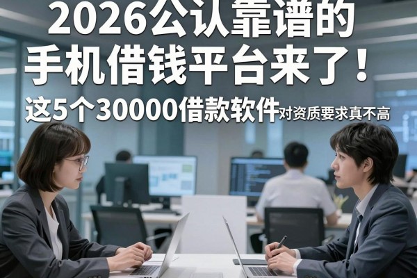 2026公认靠谱的手机借钱平台来了！这5个30000借款软件对资质要求真不高