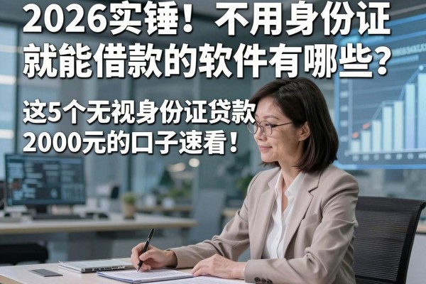 2026实锤！不用身份证就能借款的软件有哪些？这5个无视身份证贷款2000元的口子速看