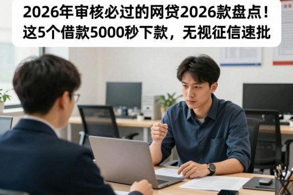 2026年审核必过的网贷2026款盘点！这5个借款5000秒下款，无视征信速批