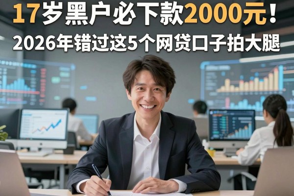 17岁黑户必下款2000元!2026年错过这5个网贷口子拍大腿