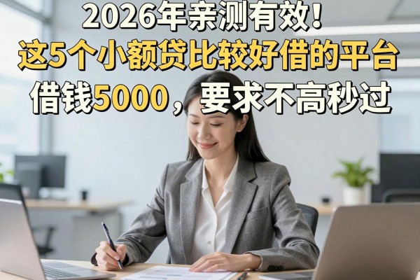 2026年亲测有效!这5个小额贷比较好借的平台,借钱5000要求不高秒过!