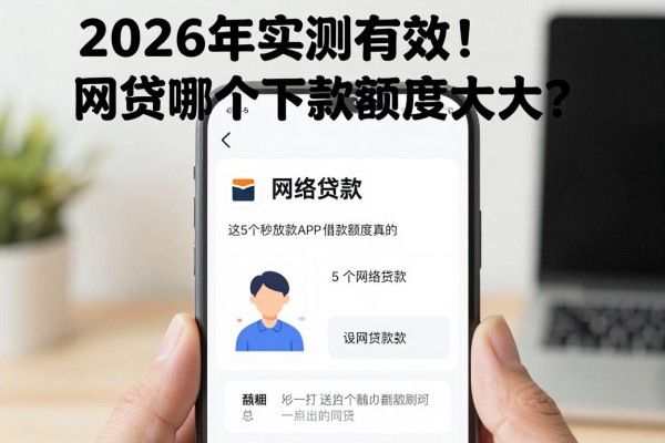 2026年实测有效！网贷哪个下款额度大？这5个秒放款APP借款额度真的大