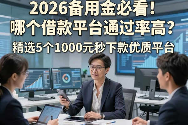 2026备用金必看！哪个借款平台通过率高？精选5个1000元秒下款优质平台
