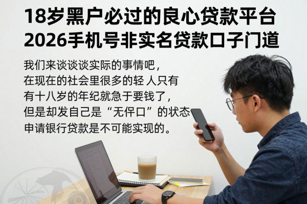 18岁黑户必过的良心贷款平台，2026手机号非实名贷款口子门道