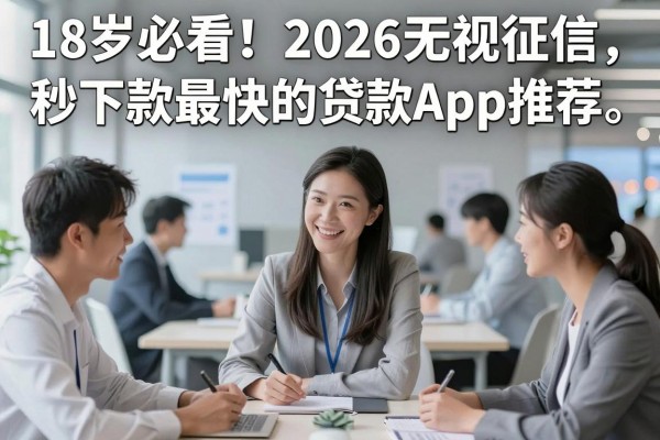 18岁必看!2026无视征信秒下款最快的贷款App推荐