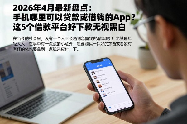 2026年4月最新盘点:手机哪里可以贷款或者借钱的app?这5个借款平台好下款无视黑白
