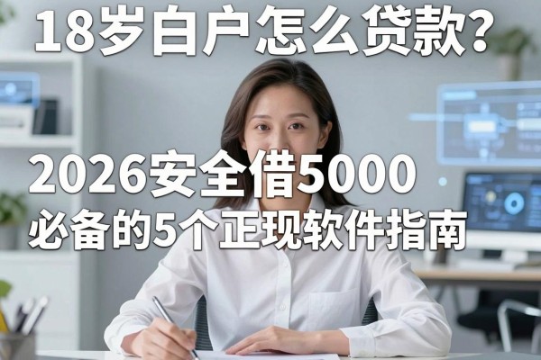 18岁白户怎么贷款?2026安全借5000必备的5个正规软件指南