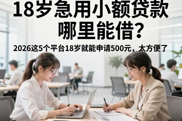 18岁急用小额贷款哪里能借？2026这5个平台18岁就能申请500元，太方便了