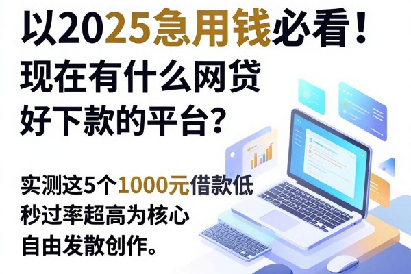 2025急用钱必看!现在有什么网贷好下款的平台?实测这5个1000元借款要求低、秒过率超高
