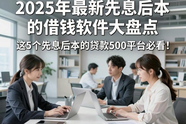 2025年最新先息后本的借钱软件大盘点,这5个先息后本的贷款500平台必看