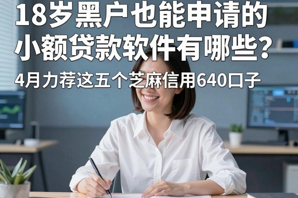 18岁黑户也能申请的小额贷款软件有哪些?4月力荐这五个芝麻信用640口子