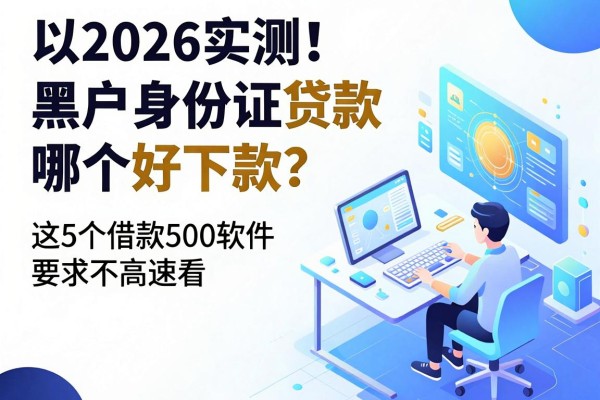 2026实测！黑户身份证贷款哪个好下款？这5个借款500软件要求不高速看