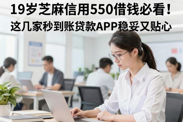 19岁芝麻信用550借钱必看!这几家秒到账贷款APP稳妥又贴心