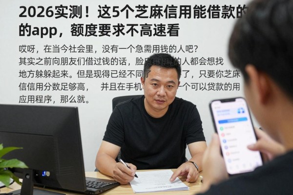 2026实测!这5个芝麻信用能借款的app,额度要求不高速看