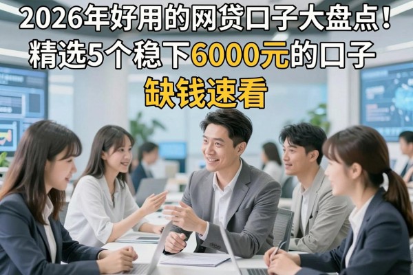2026年好用的网贷口子大盘点！精选5个稳下6000元的口子，缺钱速看