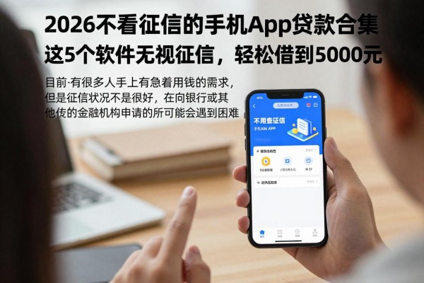2026不看征信的手机app贷款合集!这5个软件无视征信,轻松借到5000元