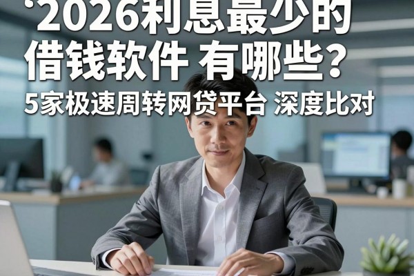 2026利息最少的借钱软件有哪些?5家极速周转网贷平台深度比对!