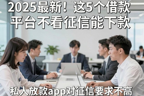 2025最新！这5个借款平台不看征信能下款，私人放款app对征信要求不高