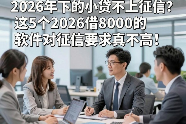 2026年下的小贷不上征信？这5个2026借8000的软件对征信要求真不高