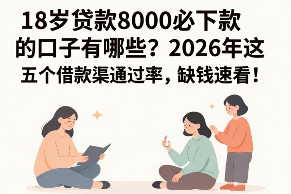 18岁贷款8000必下款的口子有哪些?2026年这五个借款渠道通过率高,缺钱速看!