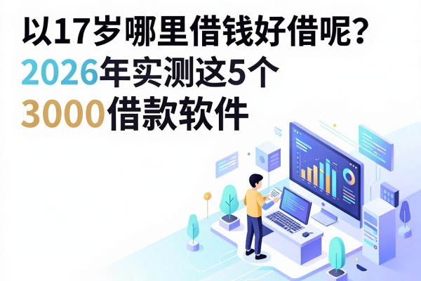 17岁哪里借钱好借呢?2026年实测这5个3000借款软件,年龄要求低到想不到!
