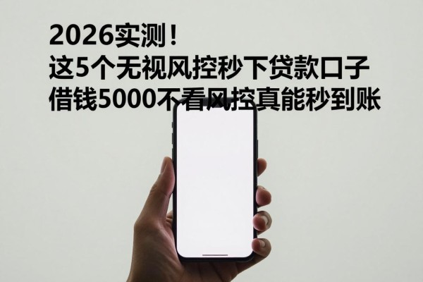 2026实测！这5个无视风控秒下贷款口子，借钱5000不看风控真能秒到账