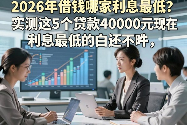 2026年借钱哪家利息最低？实测这5个贷款40000元利息最低的软件，现在明白还不晚！