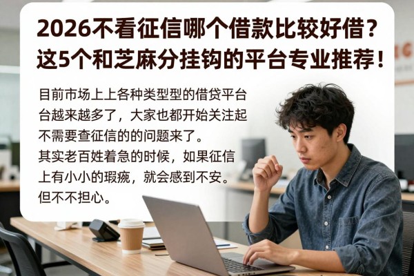 2026不看征信哪个借款比较好借?这5个和芝麻分挂钩的平台专业推荐!